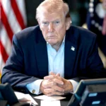The US president downplays the scale of military operations against Tehran