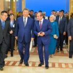السيسي يستقبل الرئيس الصيني بقصر الاتحادية: إعلان المرحلة الثالثة للمنطقة الصناعية وبحث التطورات الإقليمية