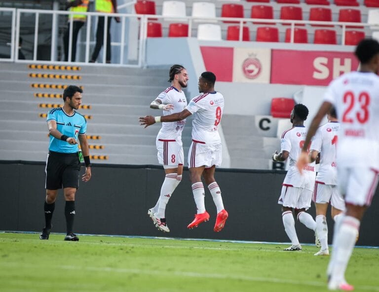 مباراة الشارقة ويونايتد في الدوري