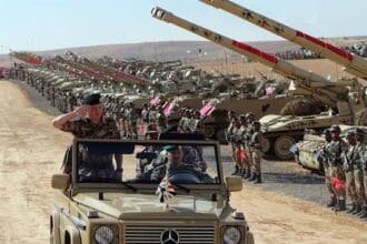 The Jordanian Armed Forces announce the interception of 18 ballistic missiles launched from Iran towards the Kingdom's territory