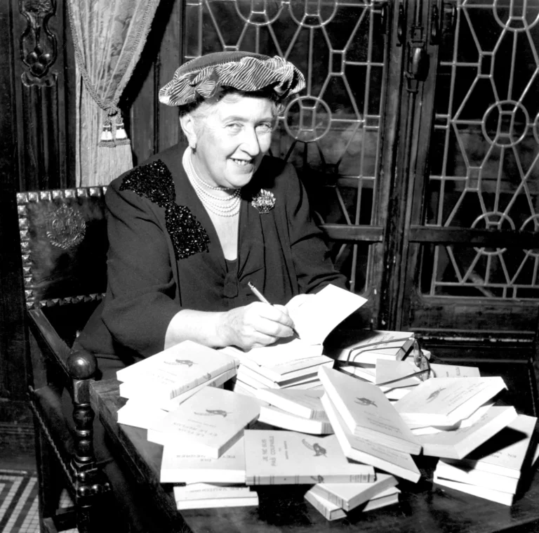 British author Agatha Christie