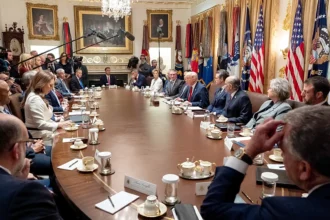 Trump meets with top oil producers to discuss lowering fuel prices in the US
