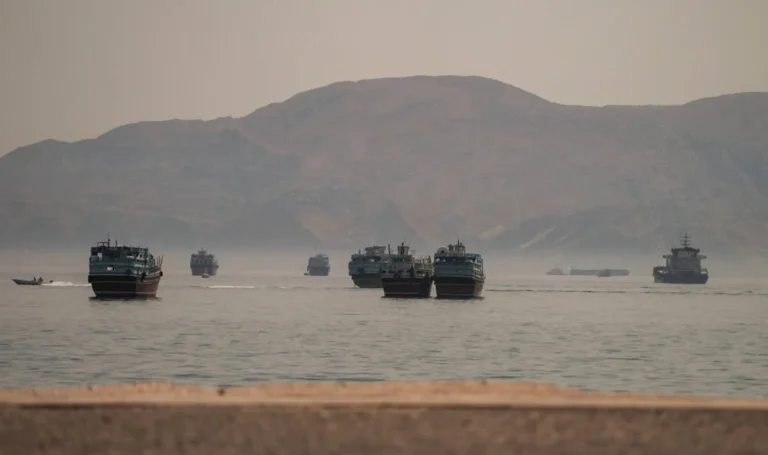 Sharp decline in maritime traffic in the Strait of Hormuz, with the number of transiting vessels dropping to just seven