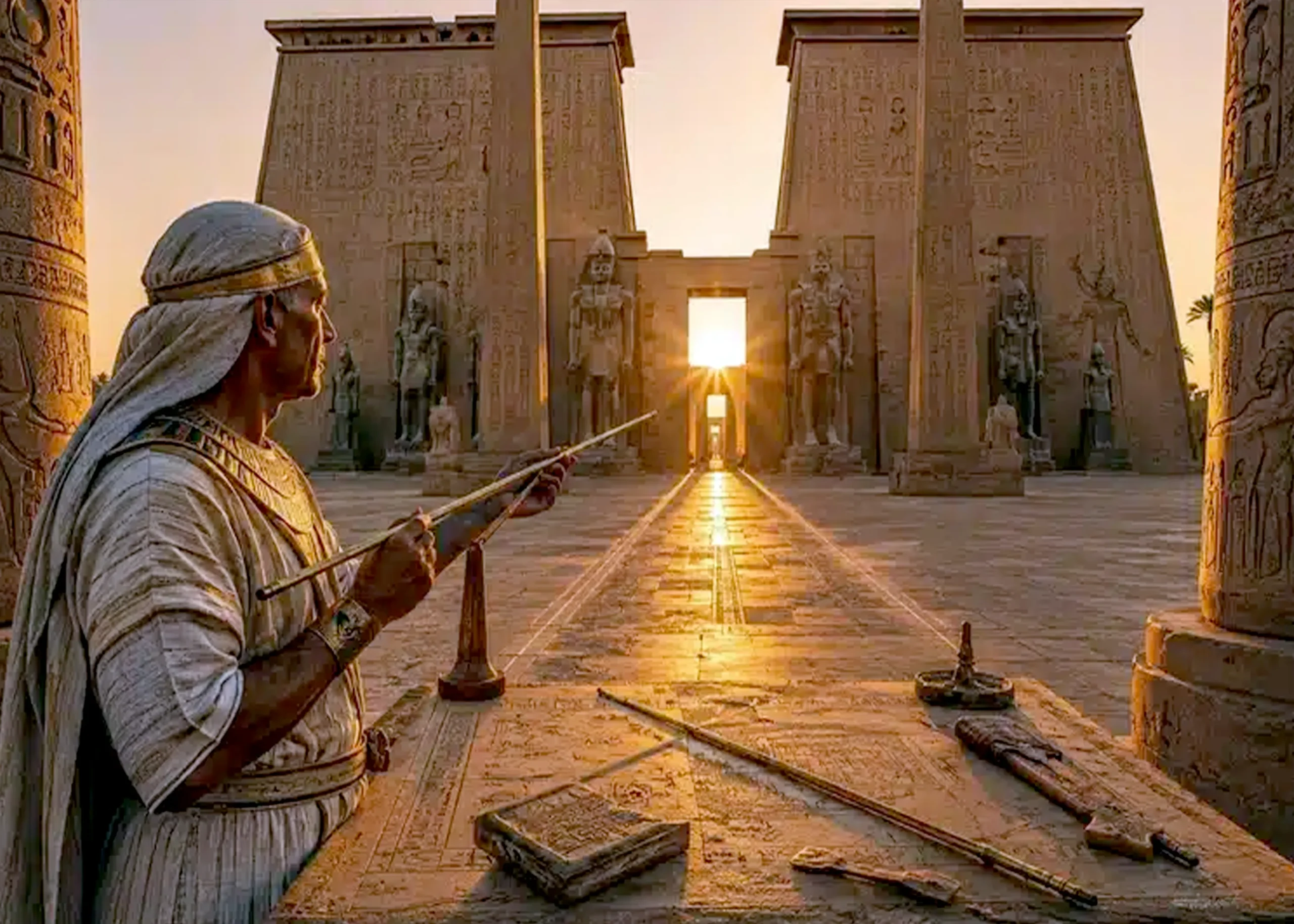 An astronomical phenomenon reveals the genius of the ancient Egyptians: How were temples designed to receive sunlight?