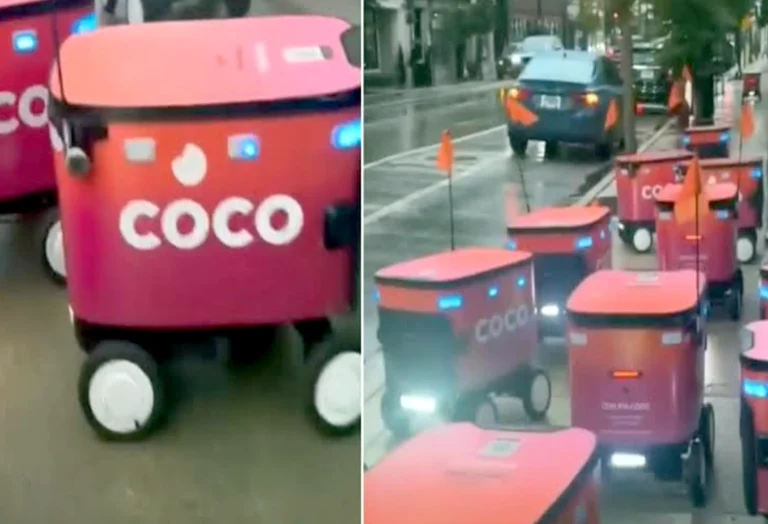 A technical glitch unleashes delivery robots on the streets of Chicago... What happened?
