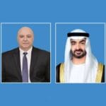 Mohammed bin Zayed and Joseph Aoun discuss the latest developments in Lebanon and the Middle East in a phone call