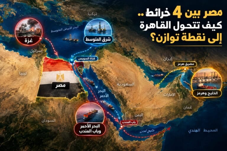 مصر بين 4 خرائط.. كيف تتحول القاهرة إلى نقطة توازن؟